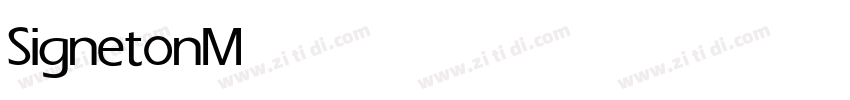 Signeton Medium字体转换